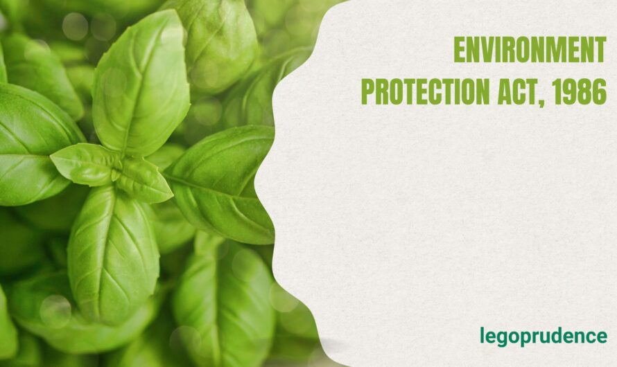 Environment (Protection) Act, 1986